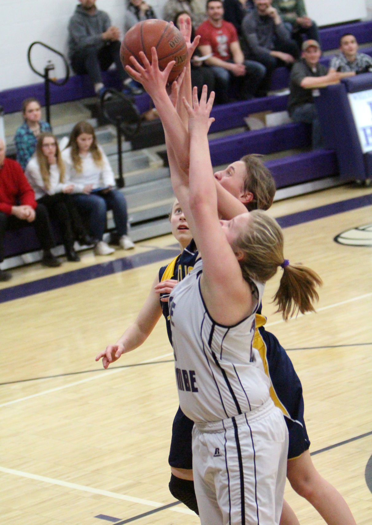 New Auburn at Lake Holcombe girls basketball 2-13-18